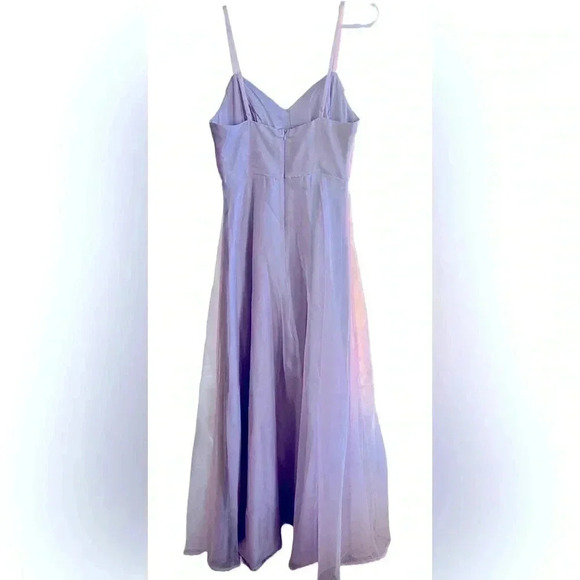 Lulus - endlessly angelic lavendar maxi dress woman’s size S - Picture 5 of 8